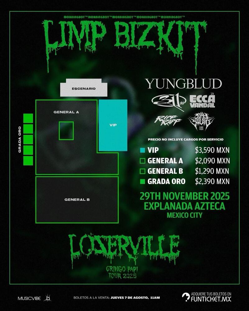 Precios para Limp Bizkit
