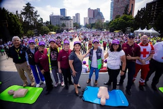 Ciudad organiza clase masiva de primeros auxilios y RCP con motivo del 19 de septiembre