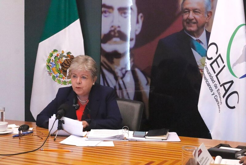 La Secretaria Ejecutiva de la CEPAL, Alicia Bárcena, durante la inauguración de la reunión de la Conferencia Estadística de las Américas