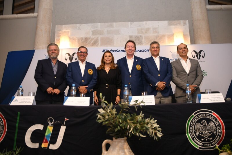 Presentación del equipo mexicano de golf para los Juegos Olímpicos de Tokio 2020