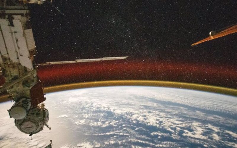 La Estación Espacial Internacional en órbita sobre la Tierra