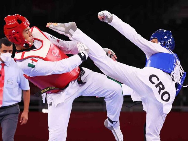 Pelea de Taekwondo