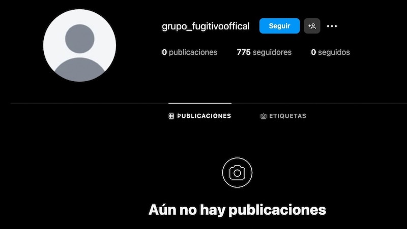 Captura de pantalla del Instagram de la agrupación