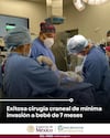 Exitosa cirugía craneal de mínima invasión a bebé de 7 meses 