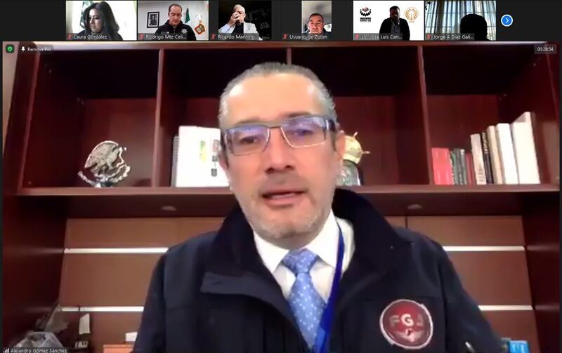 Reunión virtual de trabajo