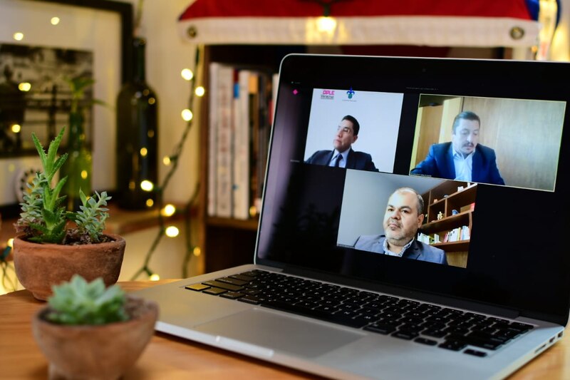 Reunión virtual de trabajo