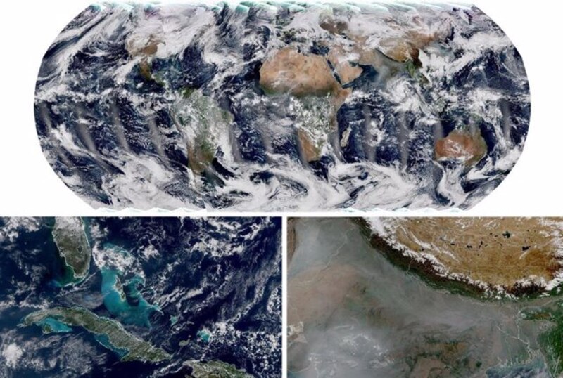Imagen satelital de la Tierra