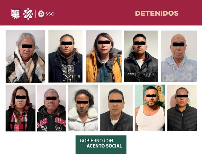 SSC detiene a 10 personas en operativo contra la trata de personas