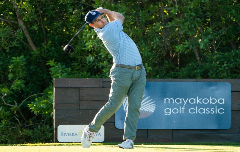Golfista en el Mayakoba Golf Classic