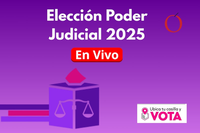 Elección de Poder Judicial 2025: Transmisión En Vivo