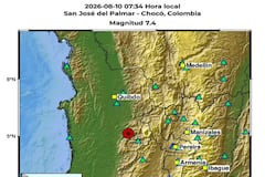 Sismo en Colombia lunes 10 de agosto: reportan temblor de 7.4 y daños materiales