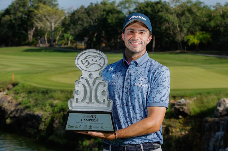 El golfista mexicano Abraham Ancer gana el LIV Golf Mayakoba