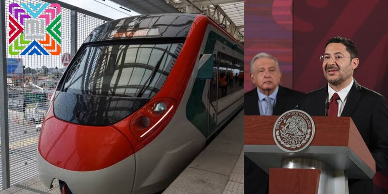 El presidente López Obrador anuncia la construcción de un nuevo tren en México