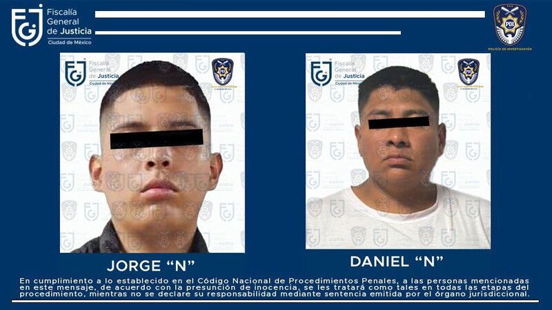 Title: Detienen a dos presuntos delincuentes en la Ciudad de México