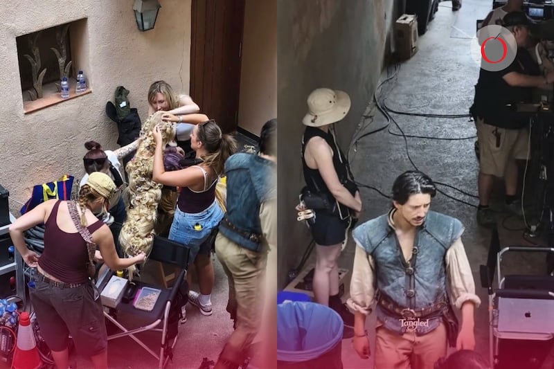 Disney inició el rodaje del live action de "Enredados" en España y ya circulan las primeras imágenes de Teagan Croft como Rapunzel y Milo Manheim como Flynn Rider. Esto es lo que se sabe sobre el estreno.