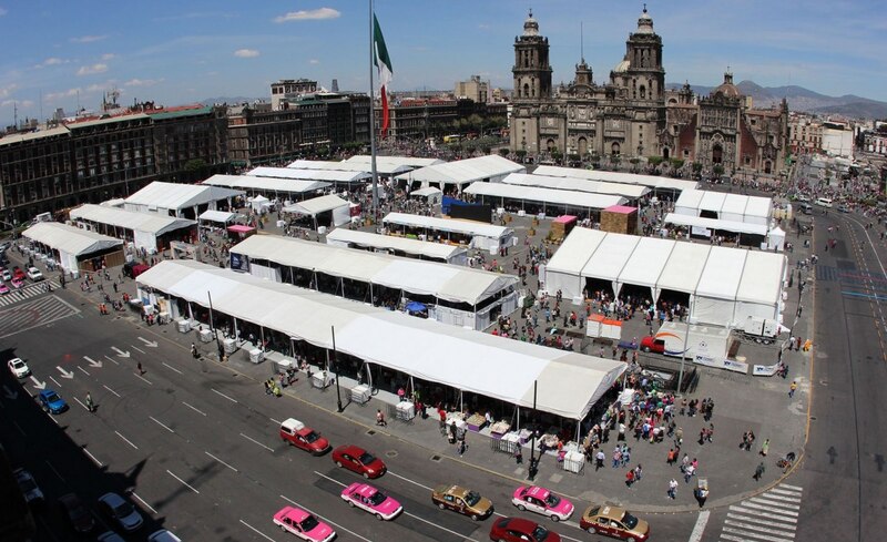 Feria de artesanías en la Ciudad de México