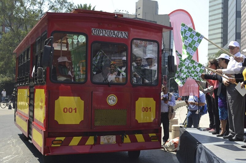 Nuevo autobús turístico de la Ciudad de México