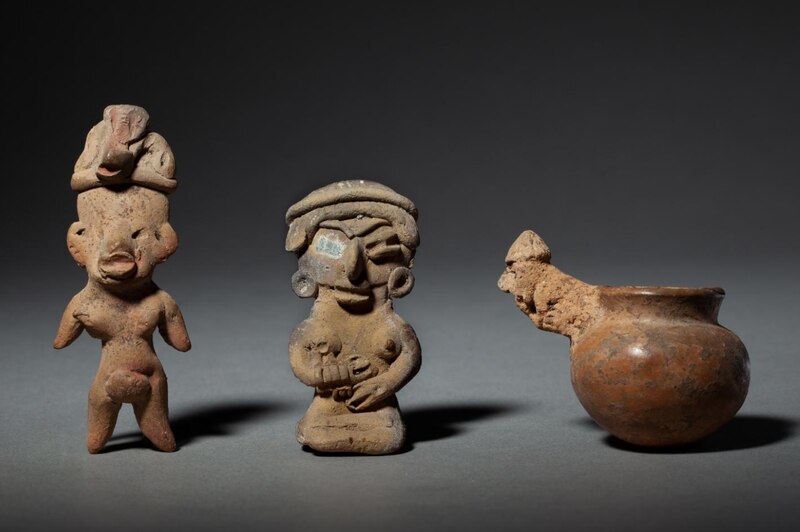 Figuras de cerámica precolombina