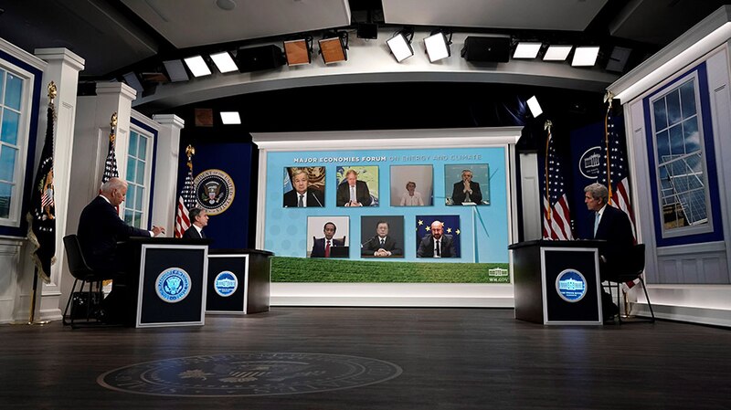 El presidente Biden y el primer ministro Johnson participan en el Foro de las Principales Economías sobre Energía y Clima