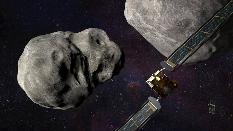 La sonda espacial DART impacta contra el asteroide Dimorphos