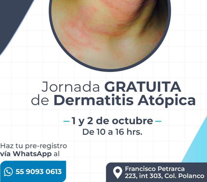 Jornada gratuita de Dermatitis Atópica