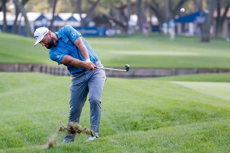 El golfista Bubba Watson en acción durante el Masters de Augusta de 2022.