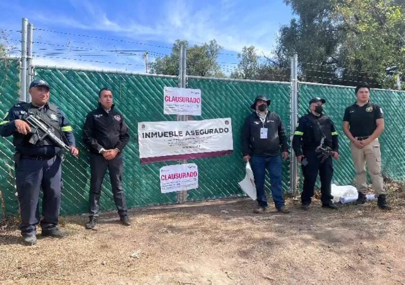 Clausuran inmueble asegurado en la Ciudad de México