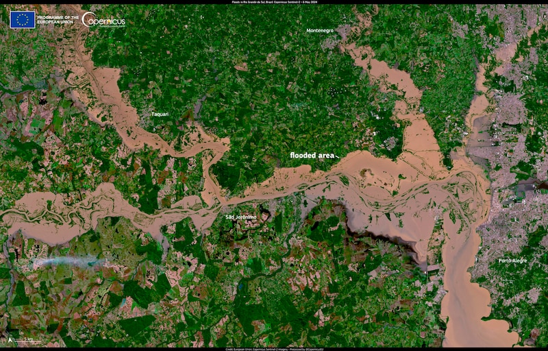 Inundaciones en Río Grande do Sul, Brasil