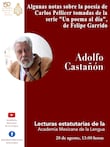 “Algunas notas sobre la poesía de Carlos Pellicer tomadas de la serie ‘Un poema al día’ de Felipe Garrido”,  un ensayo de Adolfo Castañón  