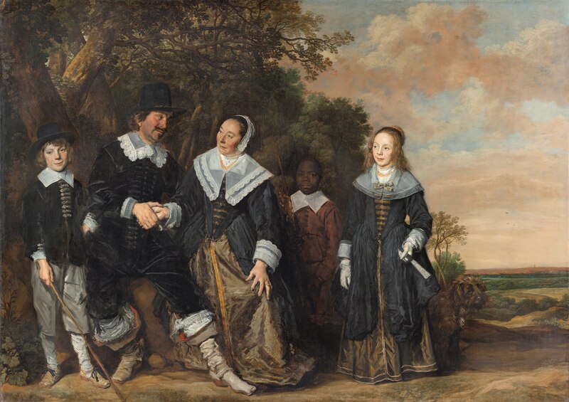 Retrato de familia en el campo