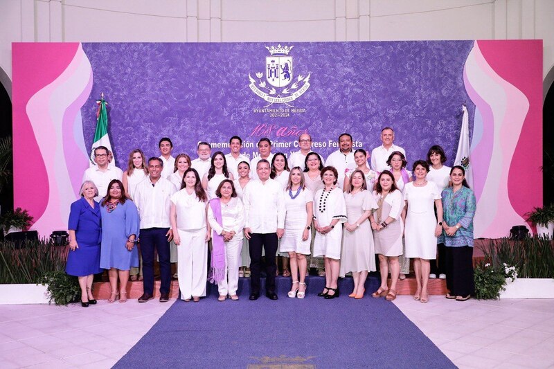 Conmemoran autoridades el 108 Aniversario del Primer Congreso Feminista de Yucatán