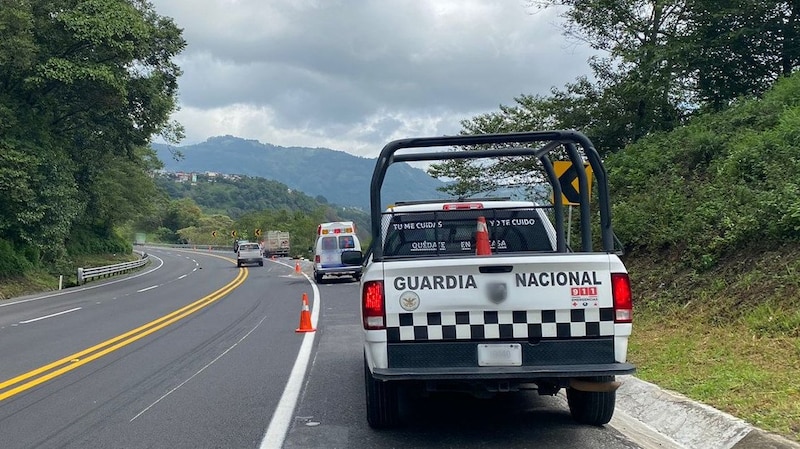 Accidente de tráfico en la carretera