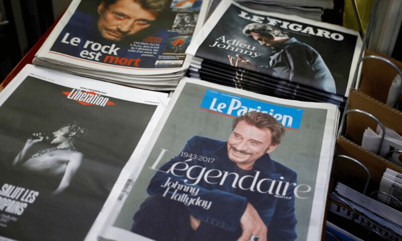 Muere Johnny Hallyday, una leyenda de la música francesa