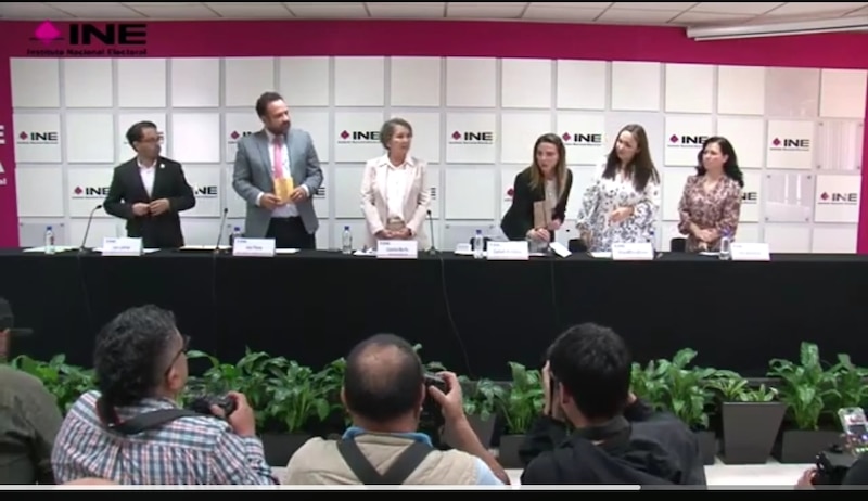 Presentación de resultados de la jornada electoral en México