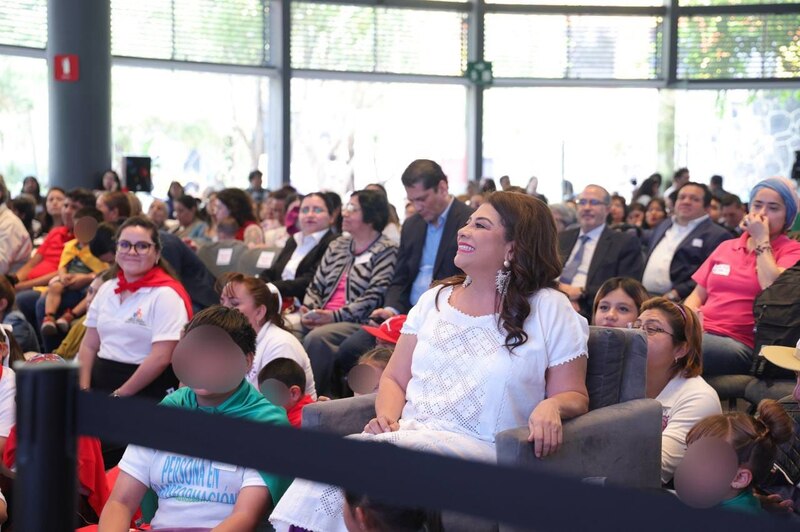 La Secretaria de Educación Pública, Delfina Gómez Álvarez, asiste a la inauguración del ciclo escolar 2022-2023 en el Estado de México.