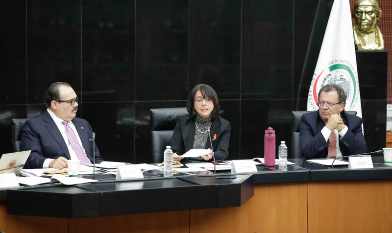Reunión de trabajo de la Comisión de Justicia del Senado de México