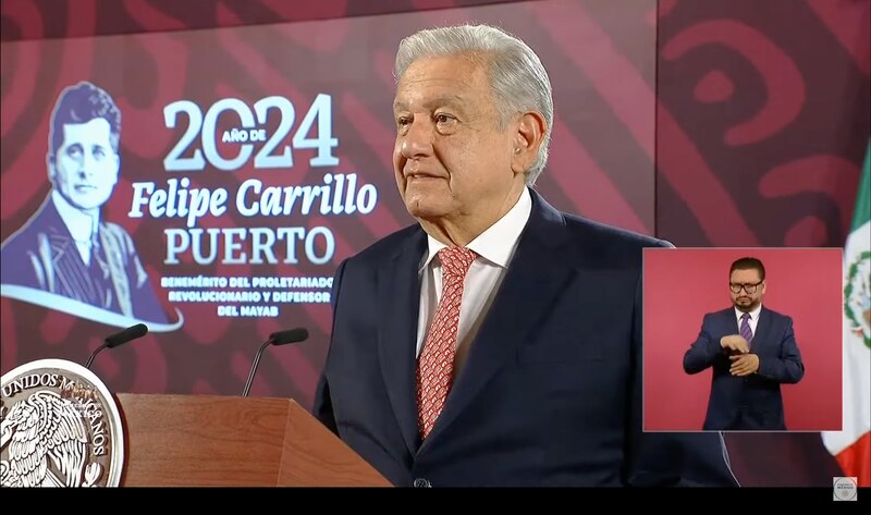 El presidente Andrés Manuel López Obrador encabeza la ceremonia del 102 aniversario del natalicio de Felipe Carrillo Puerto