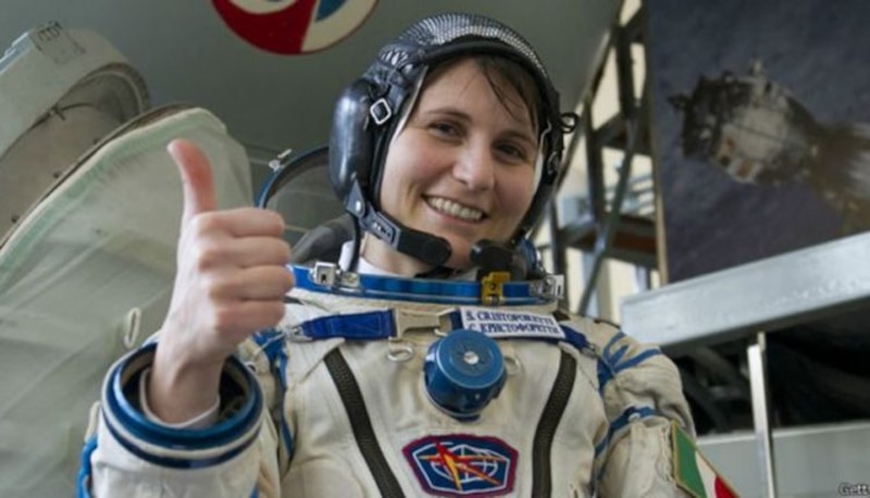 La astronauta italiana Samantha Cristoforetti