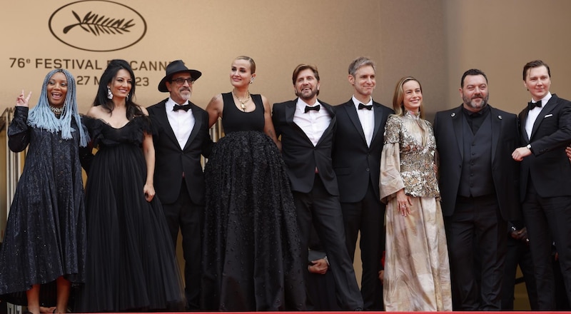 Actores y actrices en la alfombra roja del Festival de Cine de Cannes