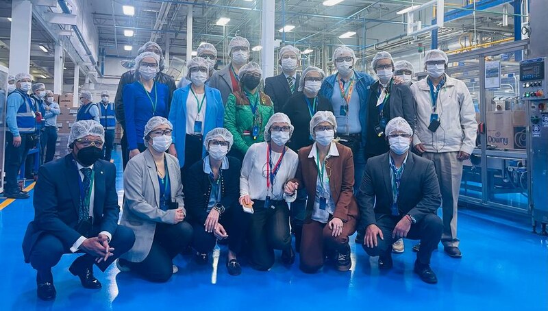 Visita a la planta de producción de Dow en Tarragona