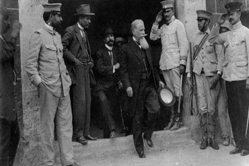 Porfirio Díaz y su gabinete