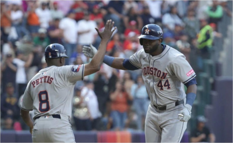 ¡Los Astros de Houston celebran su victoria!