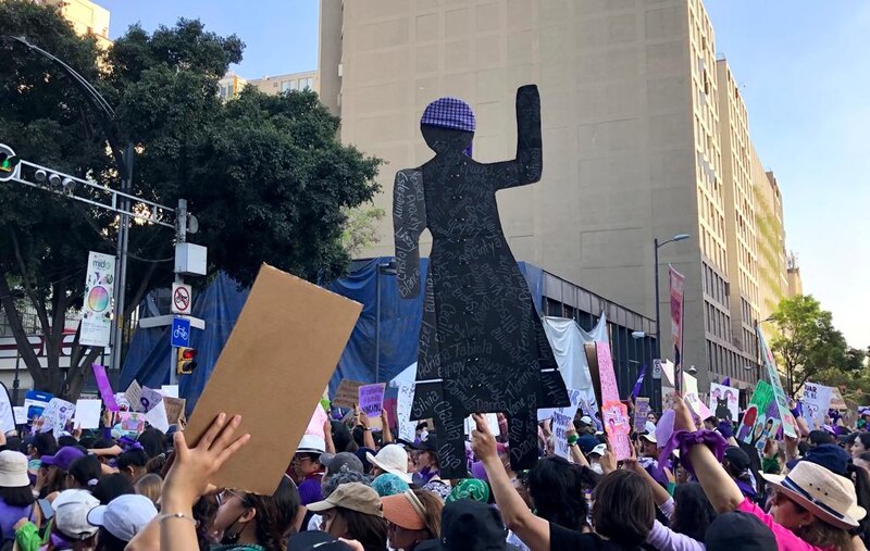 Protesta feminista en México
