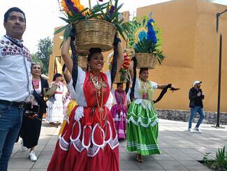 Oaxaca llena de color, música y tradición el Complejo Cultural Los Pinos