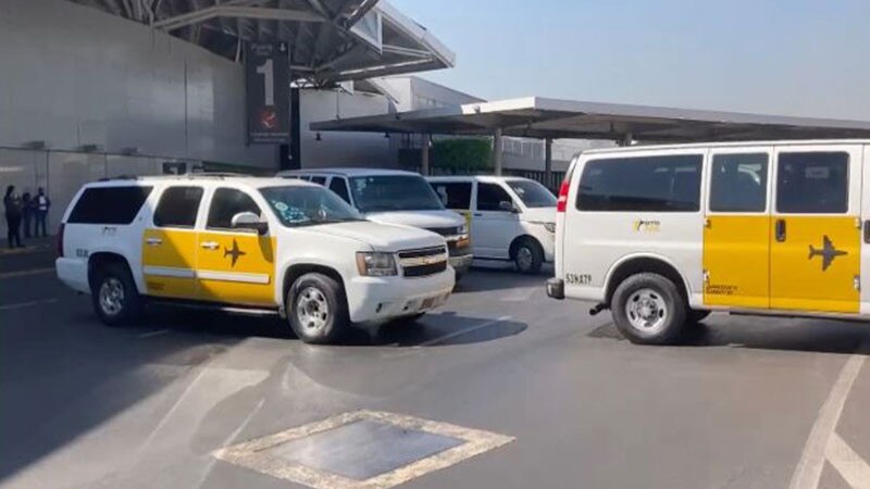 Taxis en el aeropuerto