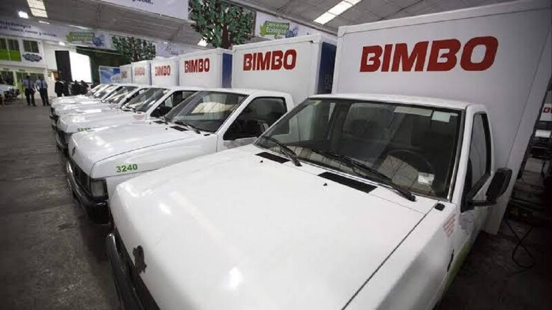 Camiones de Bimbo