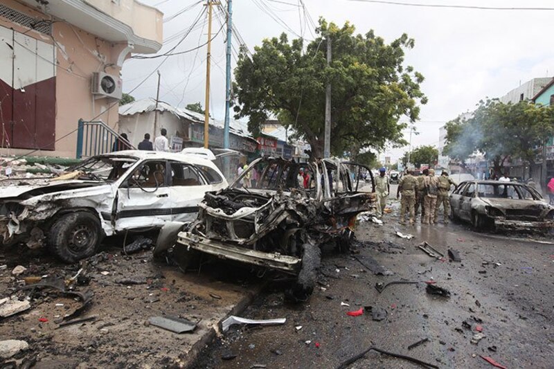 Atentado con coche bomba en Mogadiscio, Somalia