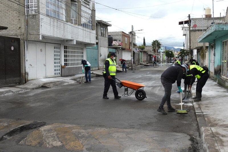 Limpieza de calles en la Ciudad de México