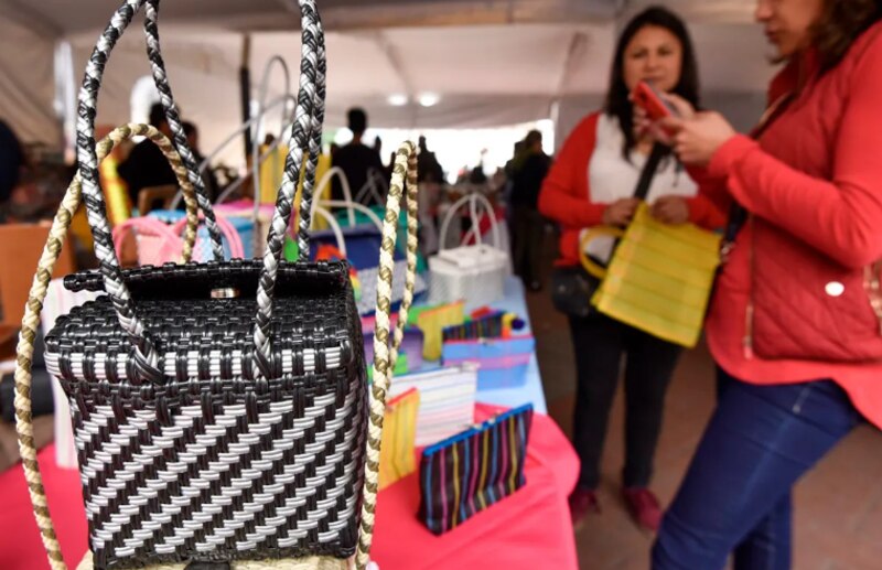 Artesanías mexicanas en exhibición
