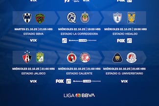Liga MX: partidos, fechas y horarios de la jornada 14 | Apertura 2025